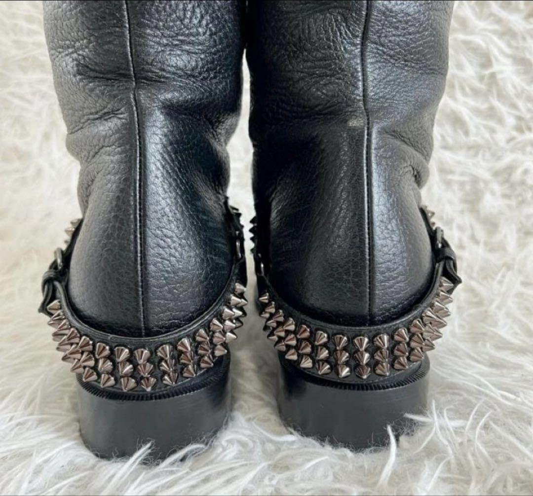 m*n様 Christian Louboutin ロングブーツ スタッズ jue