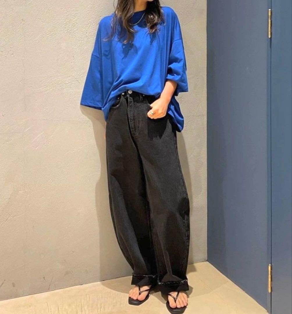 Curensology＜&RC＞カーヴィーデニムパンツ　ブラック