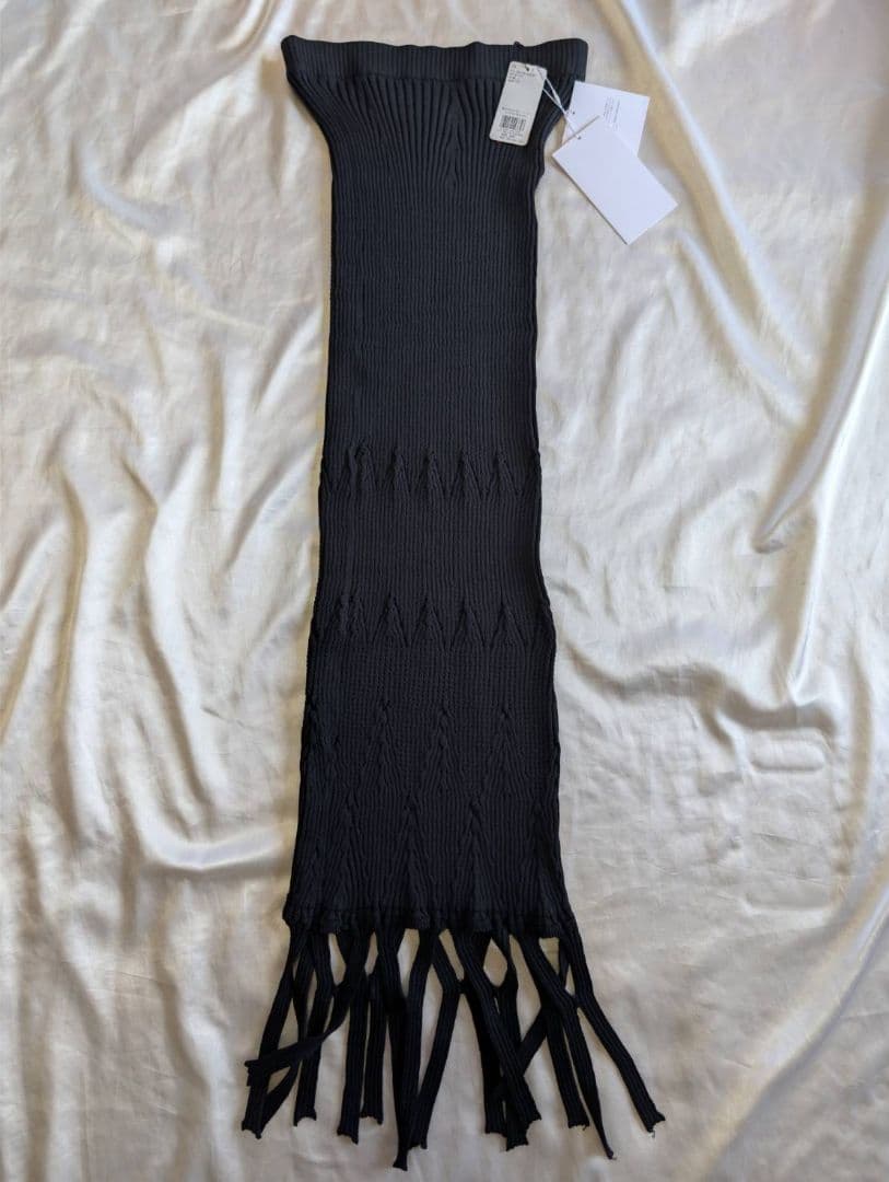 新品未使用　Mame Kurogouchi リブ編み ブラック タイトスカート