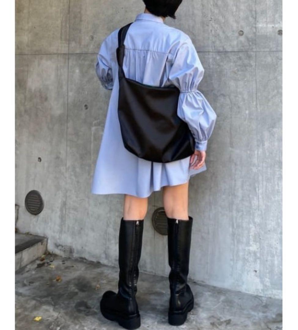 靴 SLY BULB TOE KNEE BOOTS
