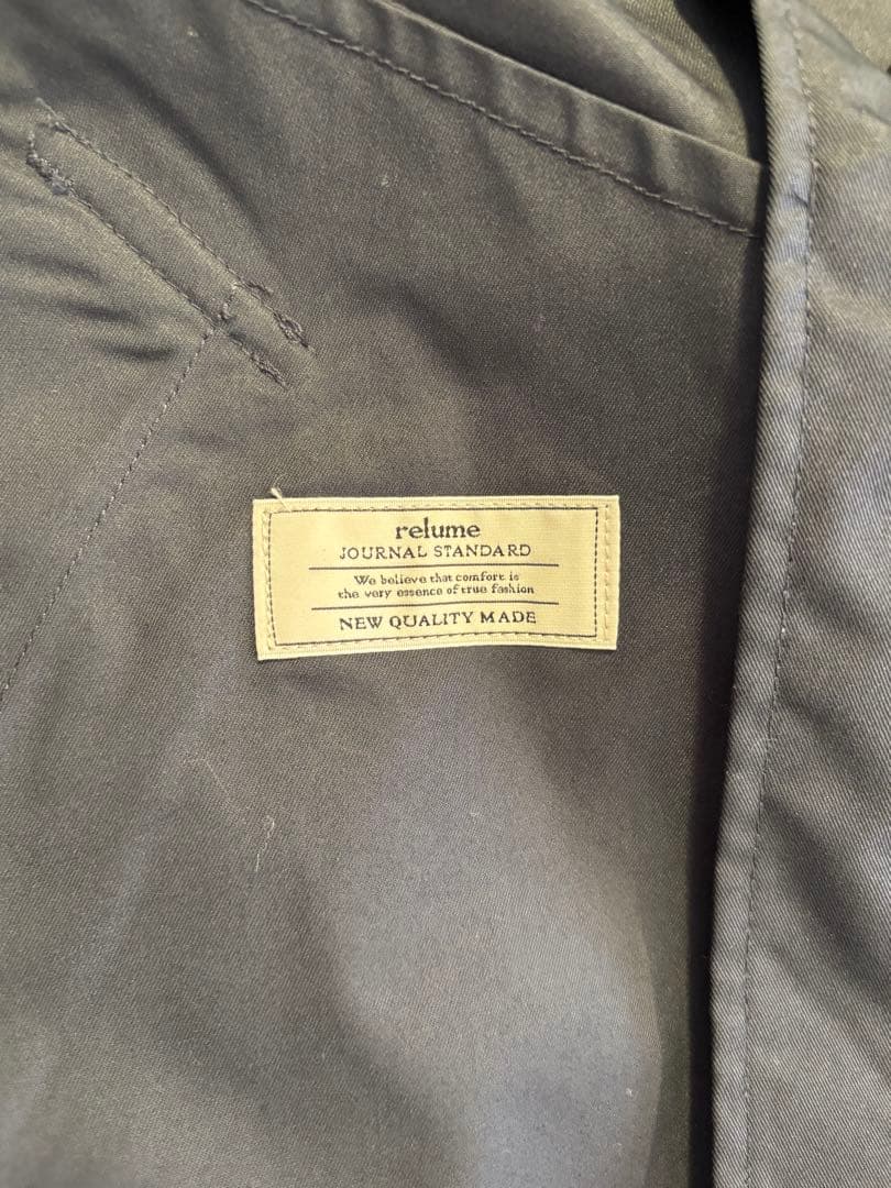 JOURNAL STANDARD relume ハーフトレンチコート　ネイビー
