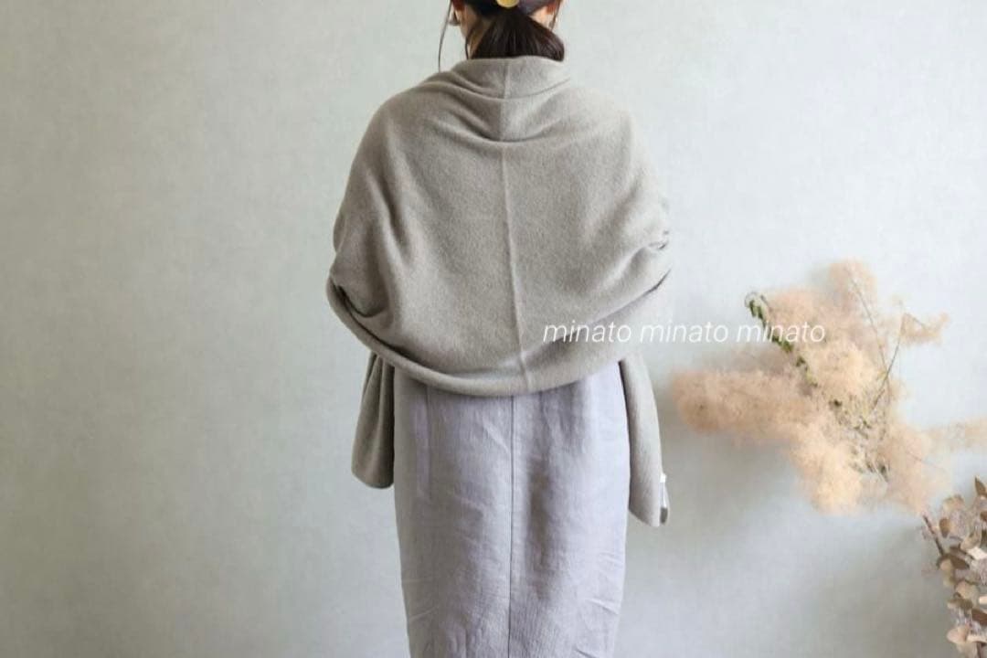 towa美品 evam eva エヴァム エヴァ カシミヤ100%ストール
