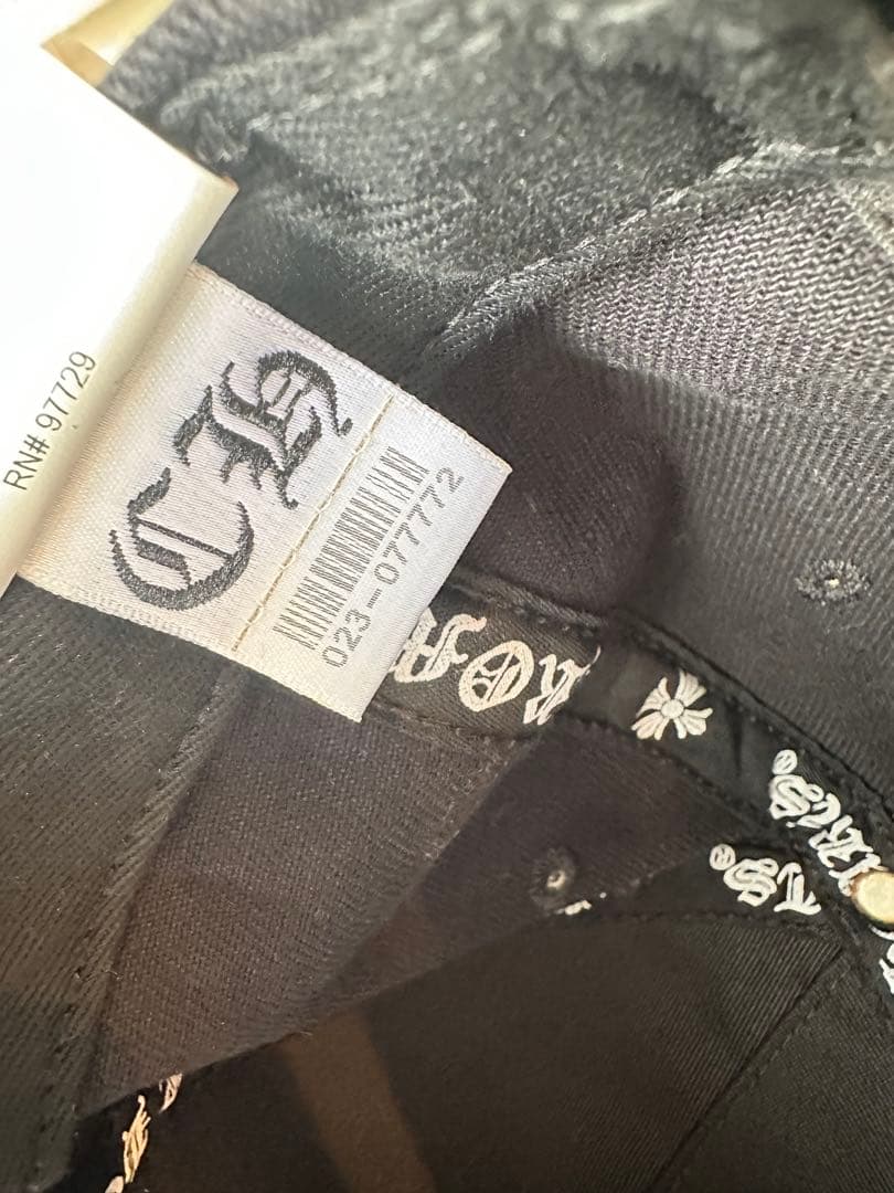 CHROME HEARTS ブラックキャップ OS
