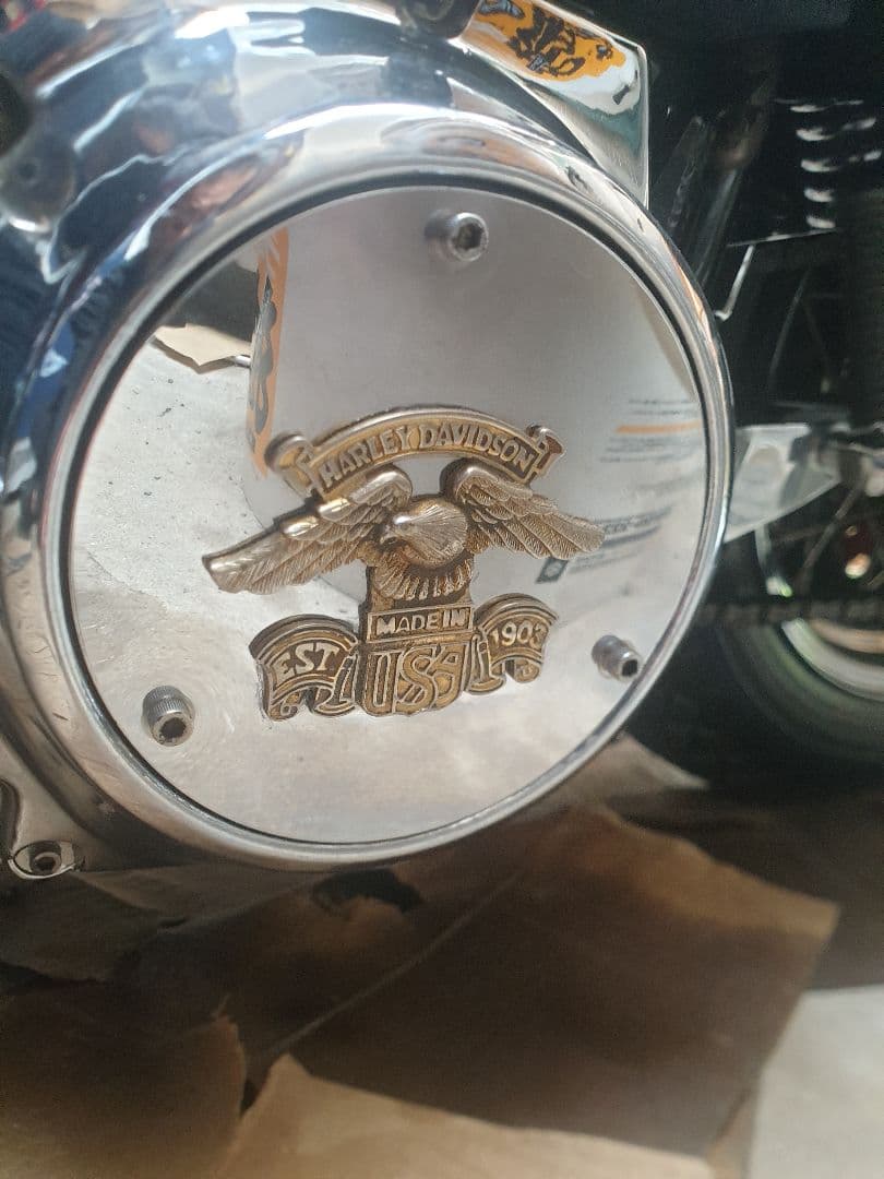Vintage 79年 FXEF 当時物 純正オプションダービーカバーメダリオン