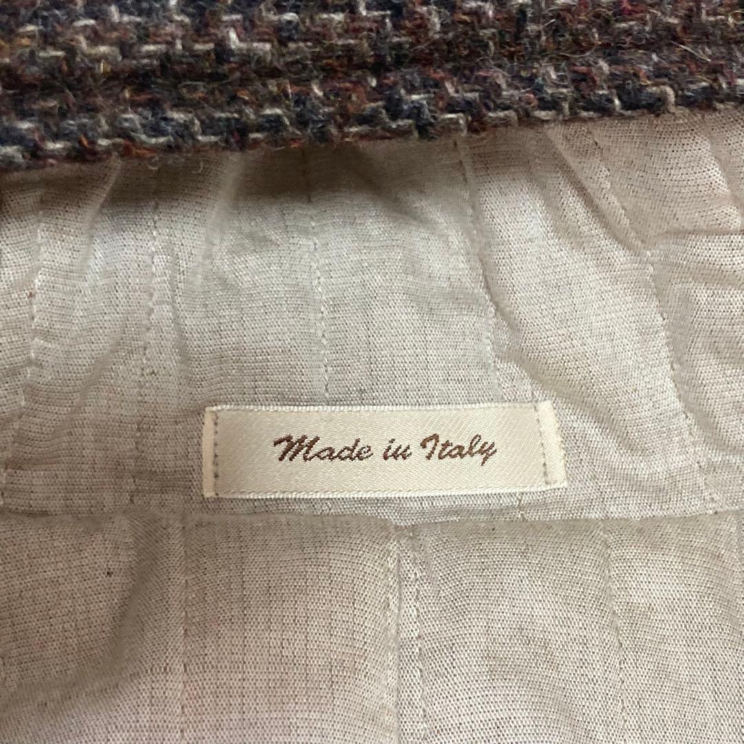 ☆高級☆イタリア製☆Mr.Rick Tailor ツイードコート　ダッフルコート