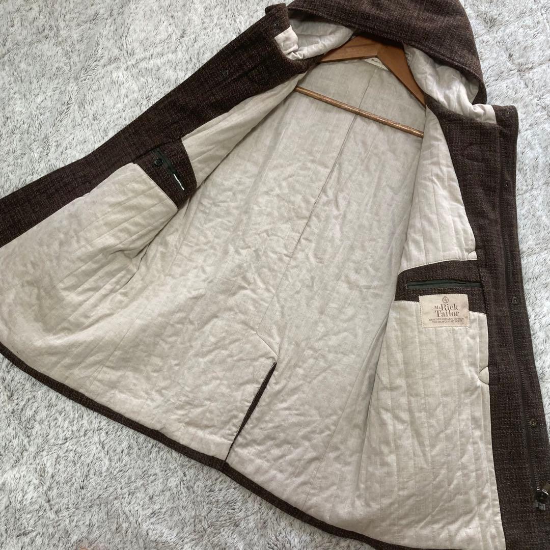 ☆高級☆イタリア製☆Mr.Rick Tailor ツイードコート　ダッフルコート