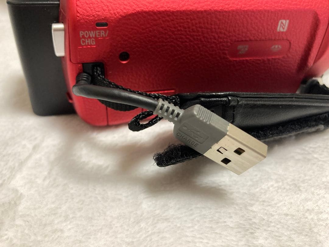 SONY HDR-CX680 レッド ビデオカメラ/SONY マイク　セット