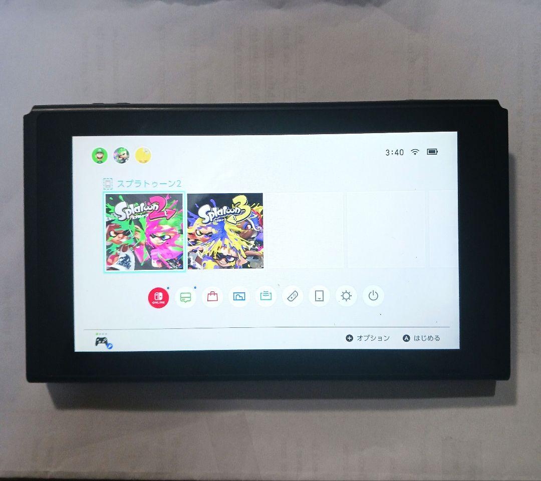 Nintendo Switch 本体(スプラ2カセット付き)