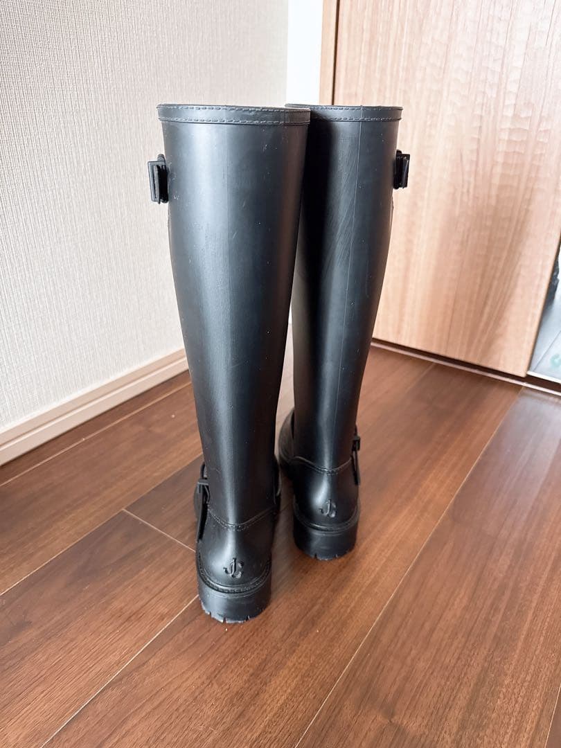 【美品】定価10万　jimmychoo ジミーチュウ　レインブーツ