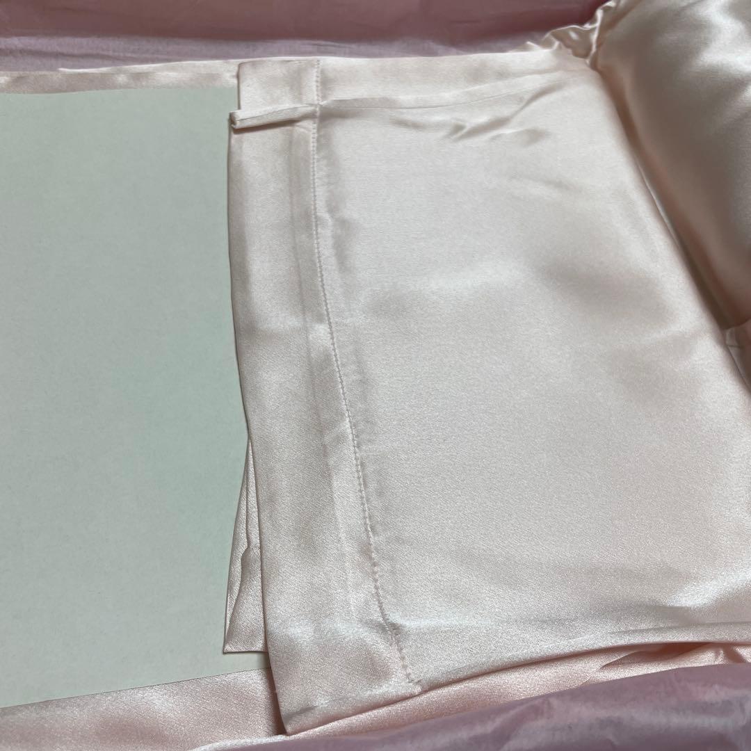 LINGE DE FÉE ピンクサテン フリルパジャマ