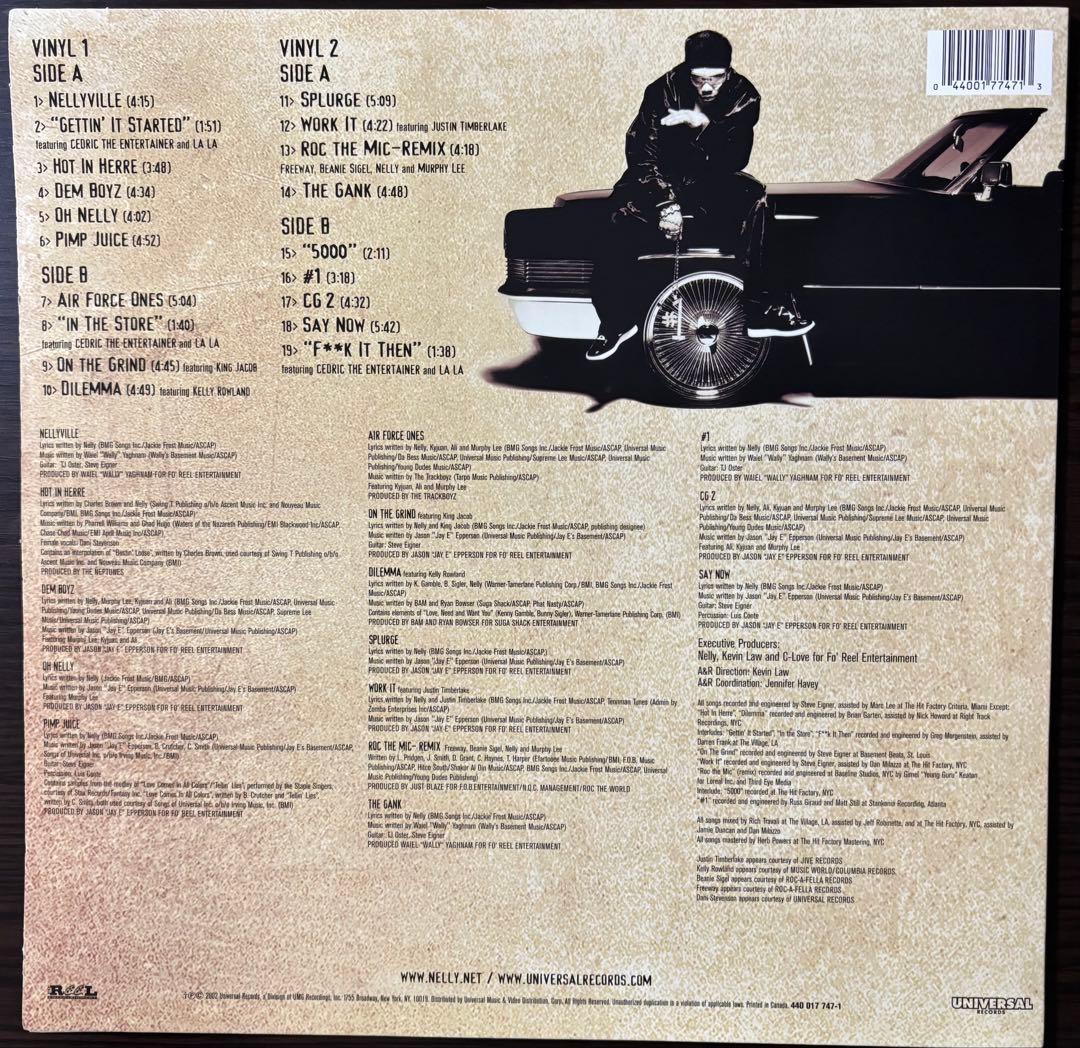 Nelly – Nellyville 2LP アナログレコード US盤