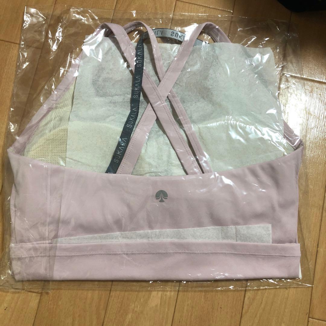 Web限定 ライラックピンク　ベーシッククロスロゴブラトップ