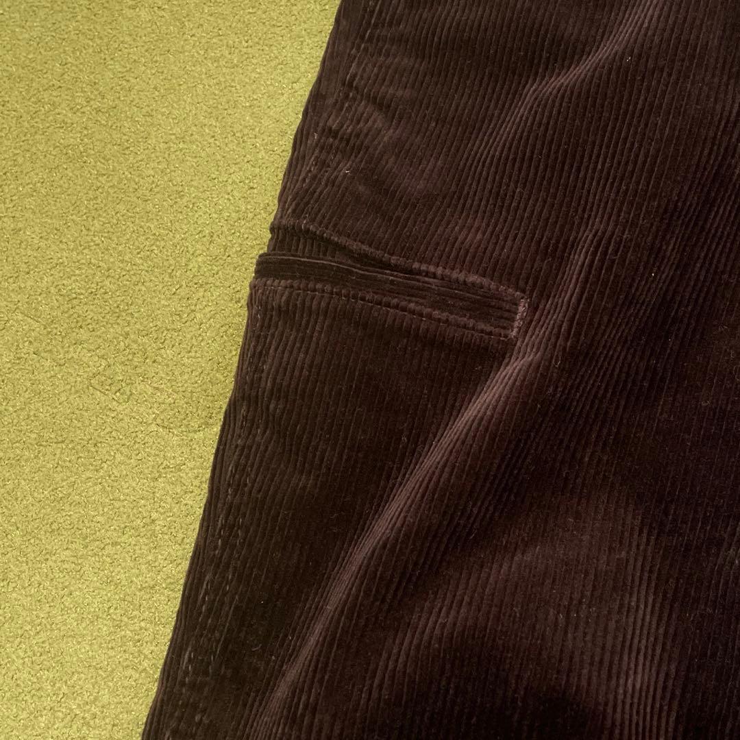 グラミチ★ジャストレングスストレッチコーデュロイパンツ★ダークブラウン★M