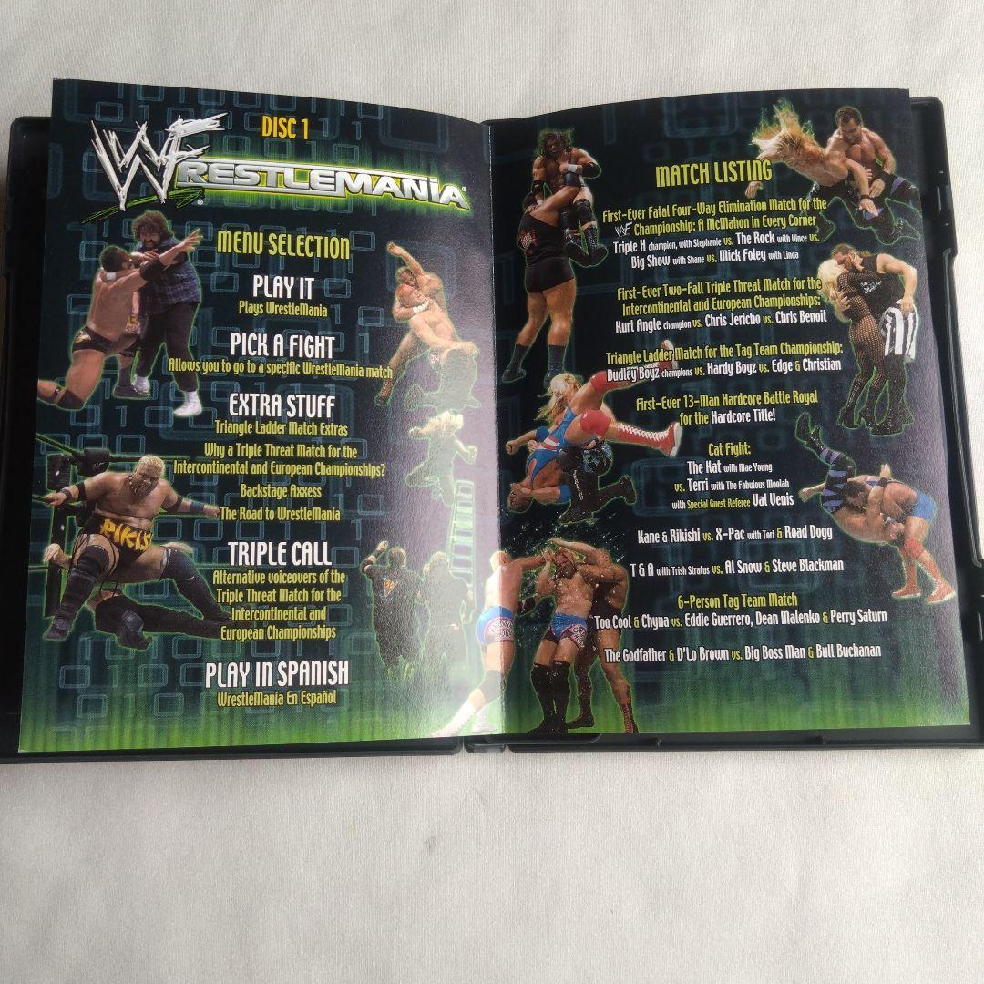 WWF RESTLE MANIA DVD2枚組 中古