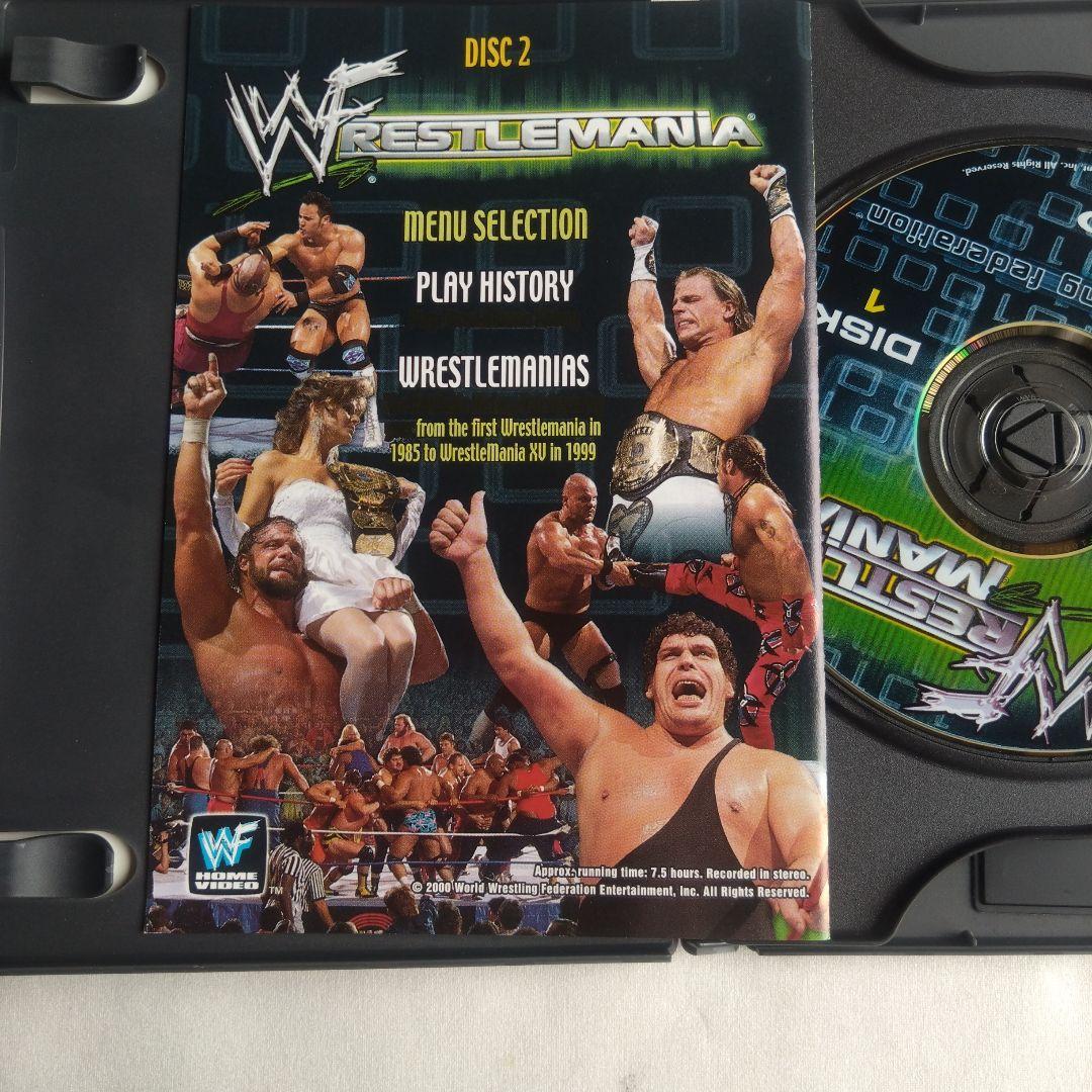 WWF RESTLE MANIA DVD2枚組 中古