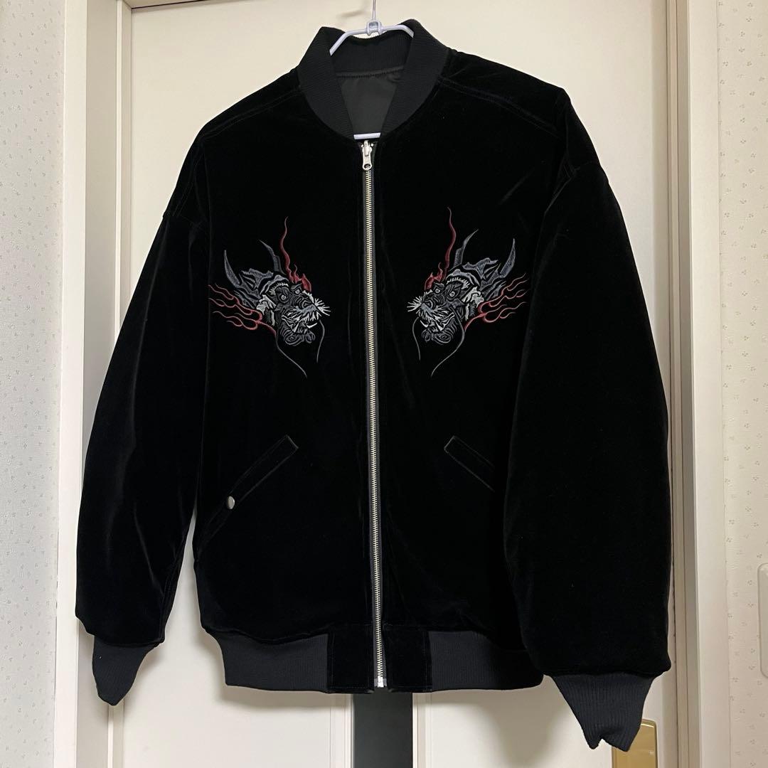 孫*空様 【HARE】リバーシブルスーベニアブルゾン 完売色ma-1 25AW