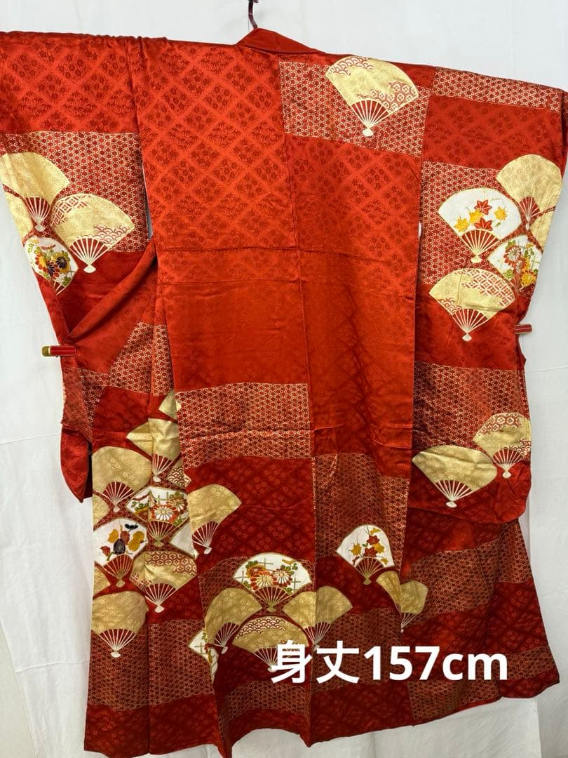 252)着物　振袖　4点　全て着用可能品　正絹