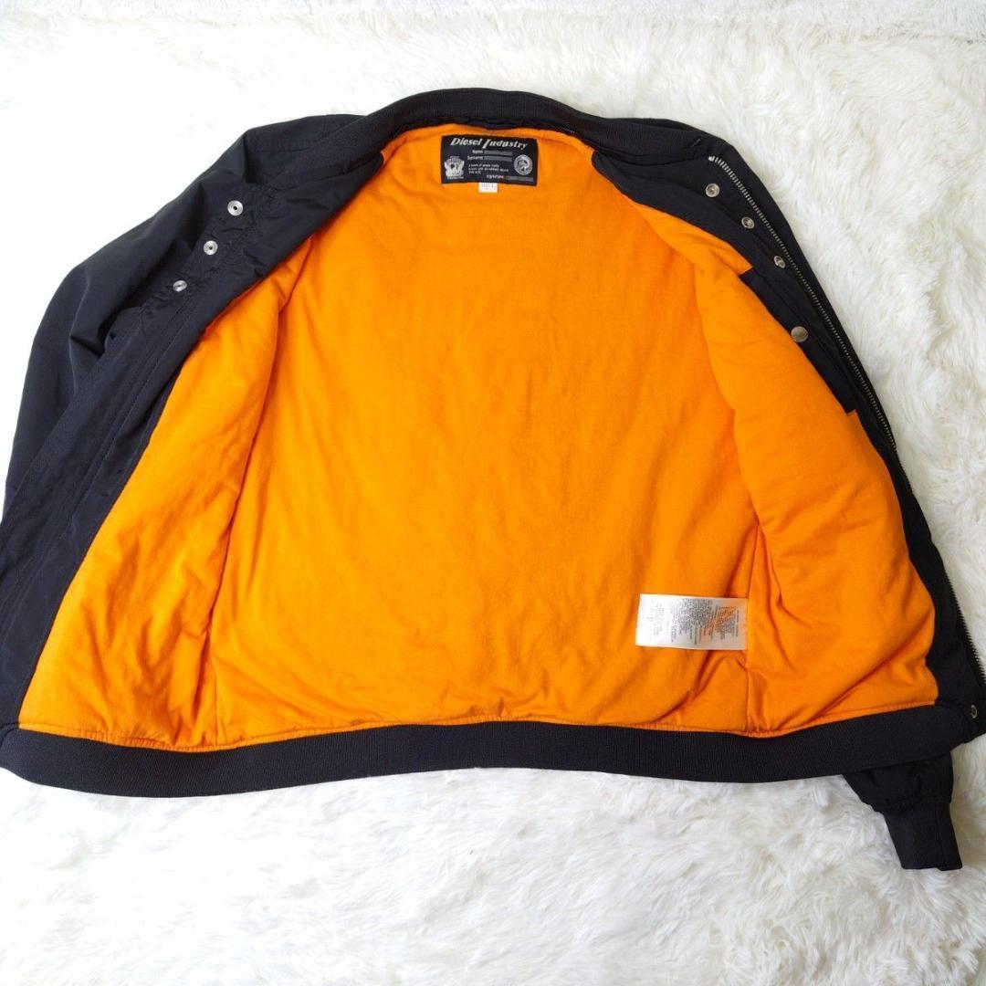 DIESEL MA-1 ボンバージャケット L 黒 00s Y2K TALON