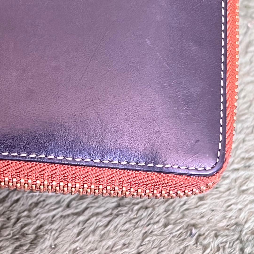 ロエベLOEWE陰陽二つ折り財布コンパクトジップウォレット