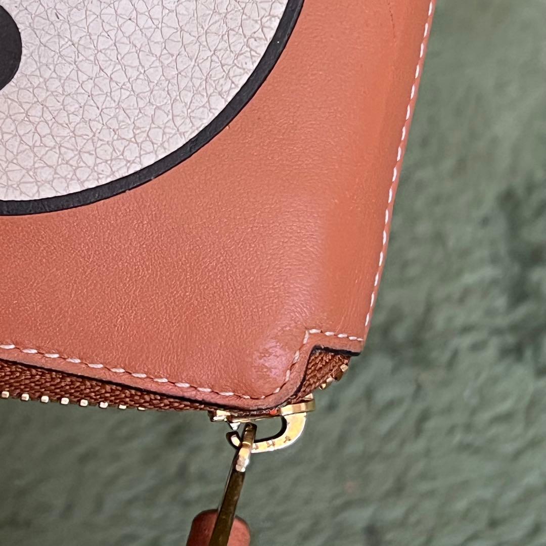 ロエベLOEWE陰陽二つ折り財布コンパクトジップウォレット