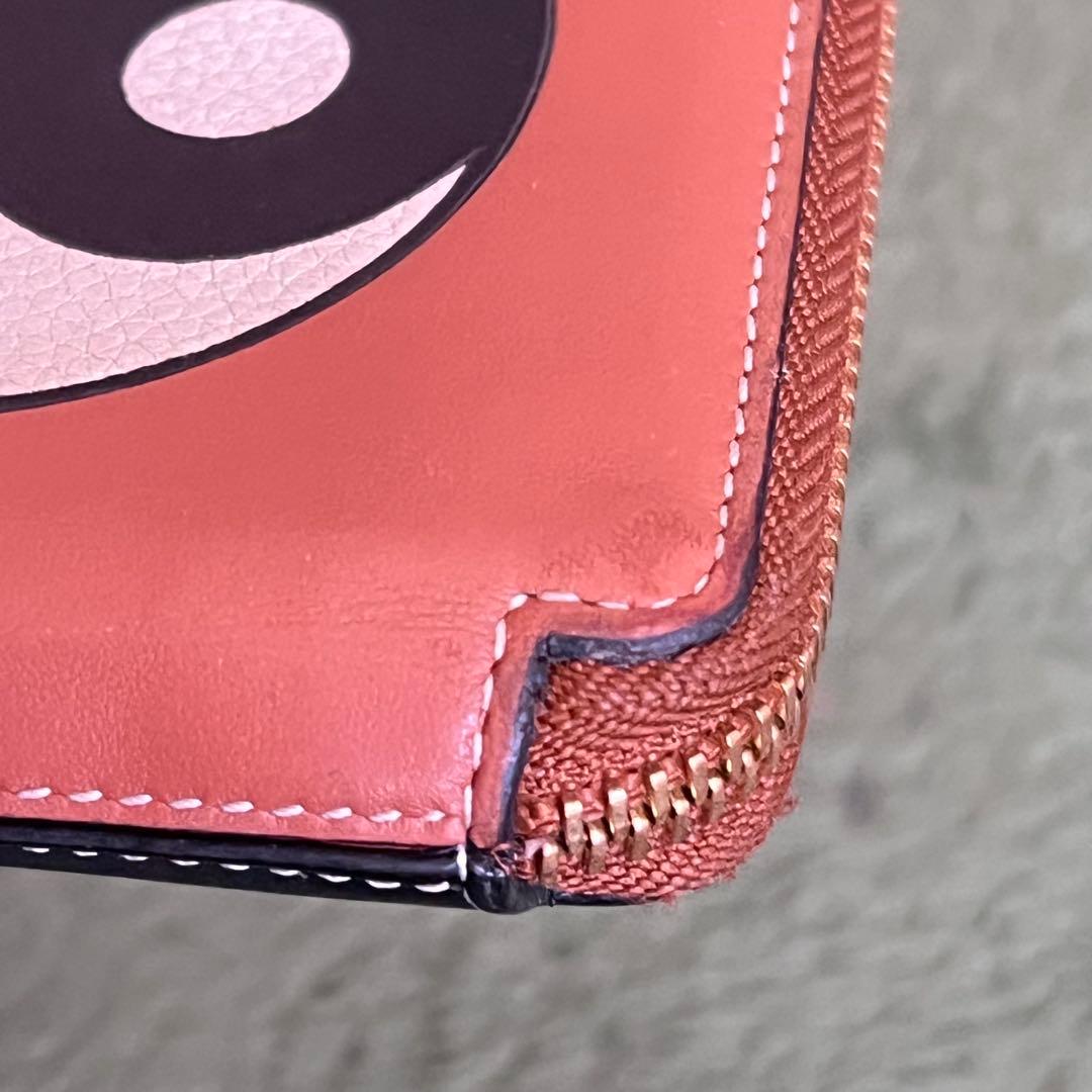 ロエベLOEWE陰陽二つ折り財布コンパクトジップウォレット