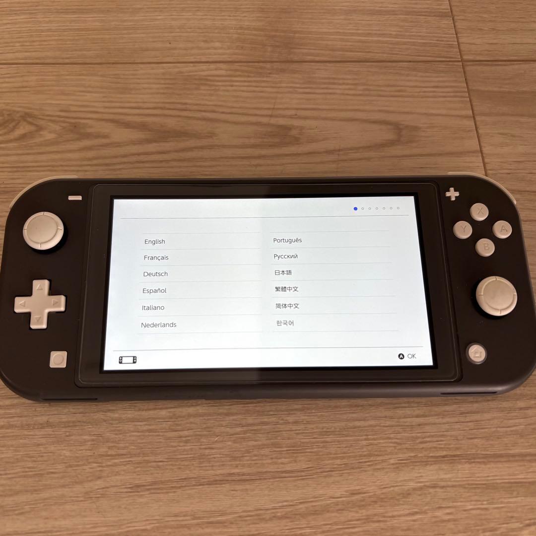 Nintendo switch lite グレー 本体のみ