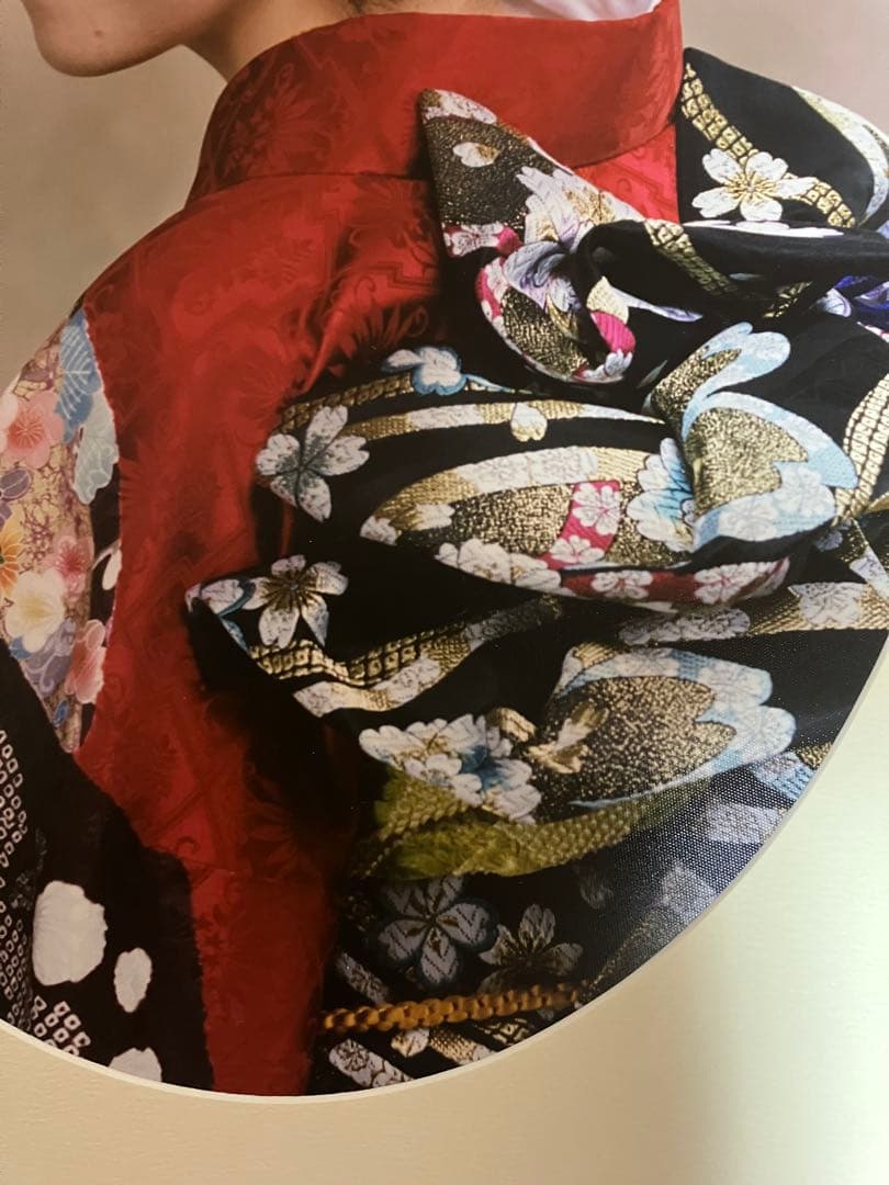 kouyu　定価48万　1回のみ着用赤い花柄振袖フルセット