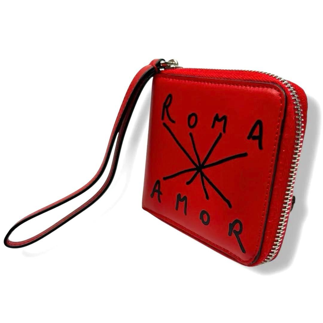 FENDI ROMAラウンドジップ 二つ折り財布 ラウンドファスナー.