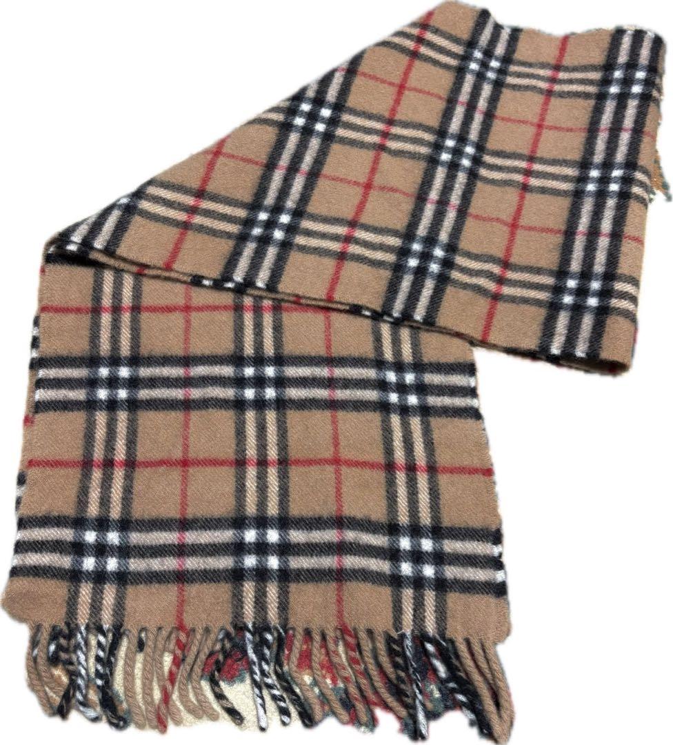 BURBERRY バーバリー マフラー ノバチェック ラムウール100%