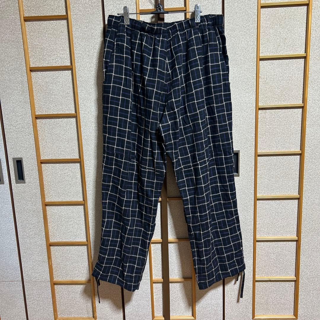 bal wide mountain pant バル　チェック　パンツ