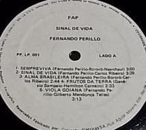 BRA盤82年オリジ！Fernando Perillo/SinalDa Vida