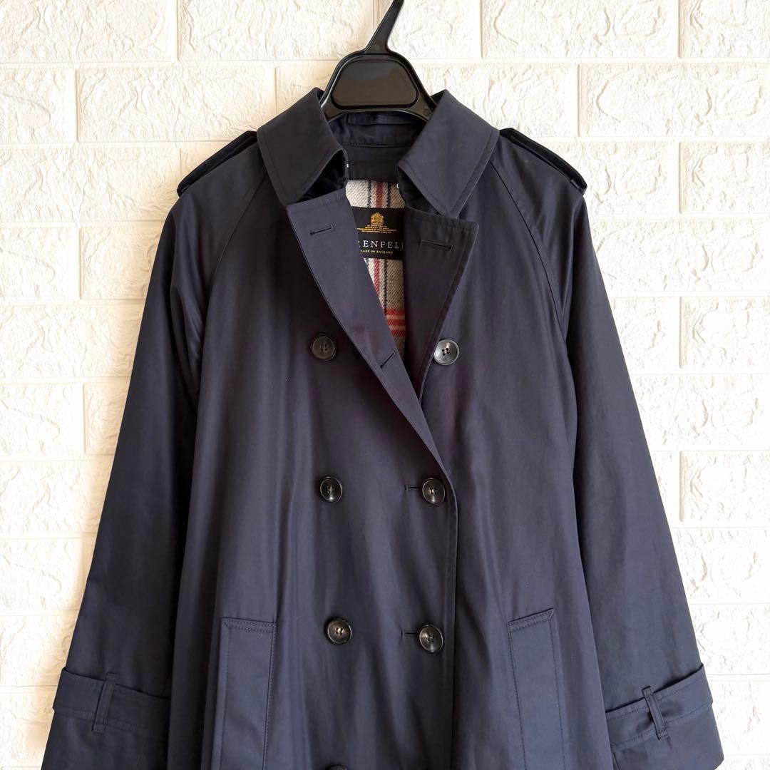 極美品✨【グレンフェル】トレンチコート BEGGライナー付 ネイビー 38