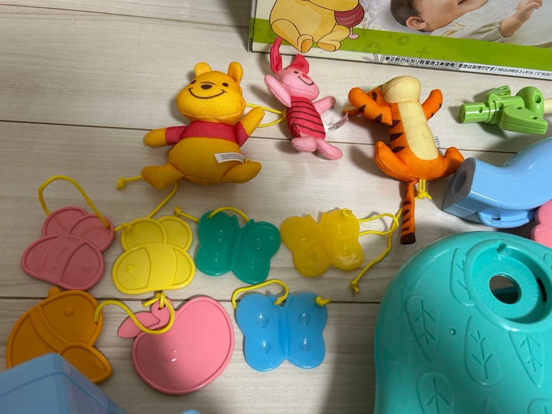 美品　くまのプーさん　6WAYジムにへんしんメリー
