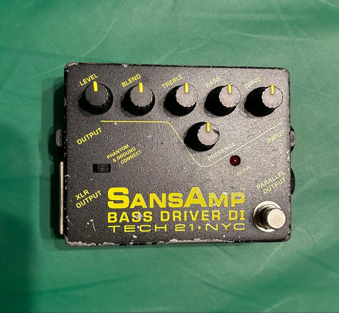 SansAmp Bass D DI V1前期➕tech21アダプター