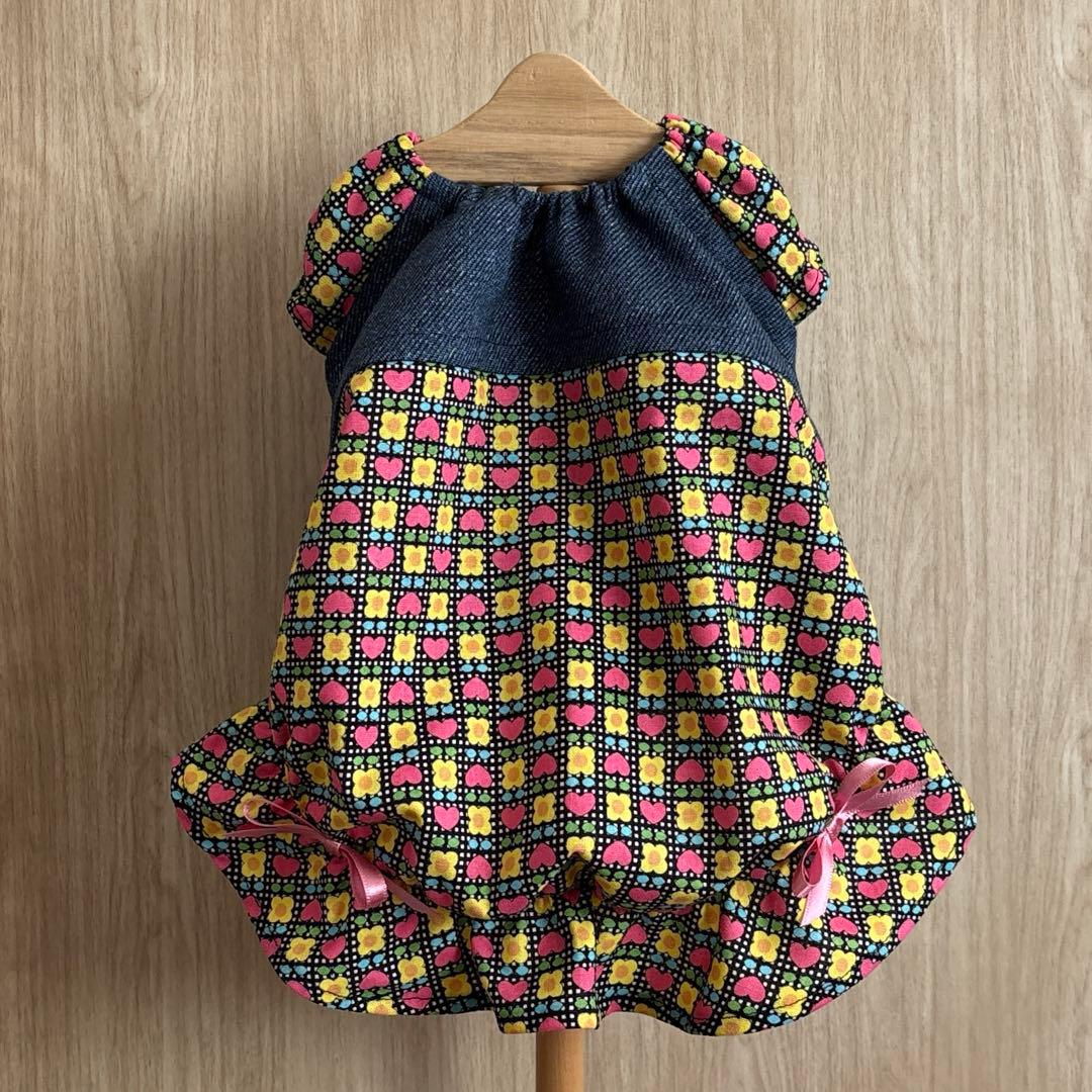 まるもは　ハンドメイド犬服　ワンピース