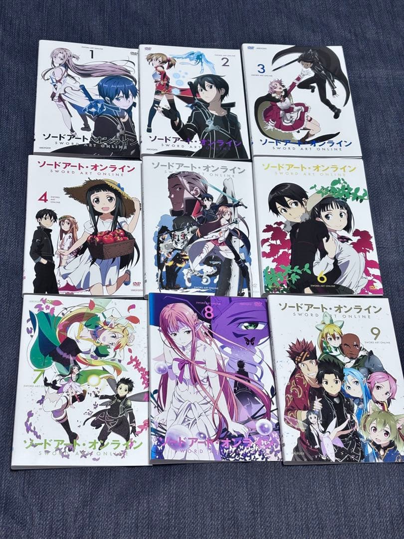ソードアート・オンライン 1期2期映画版DVD 19枚セット