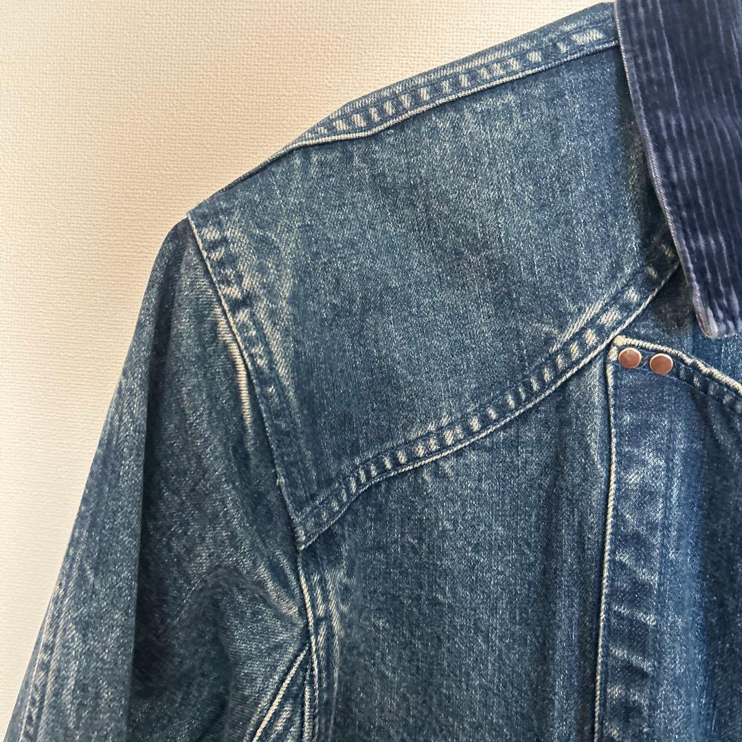希少 90’s ラルフローレン デニム ファイヤーマン ジャケット コーデュロイ