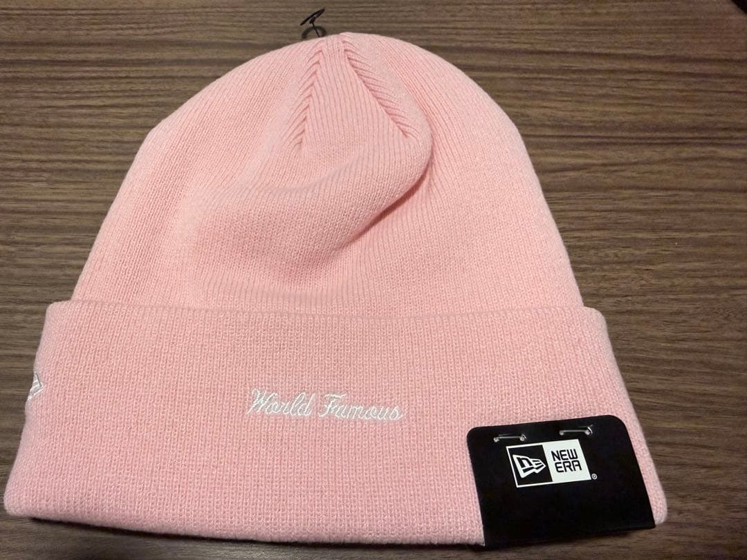 유*미様 Supreme New Era box Logo Beanie ピンク
