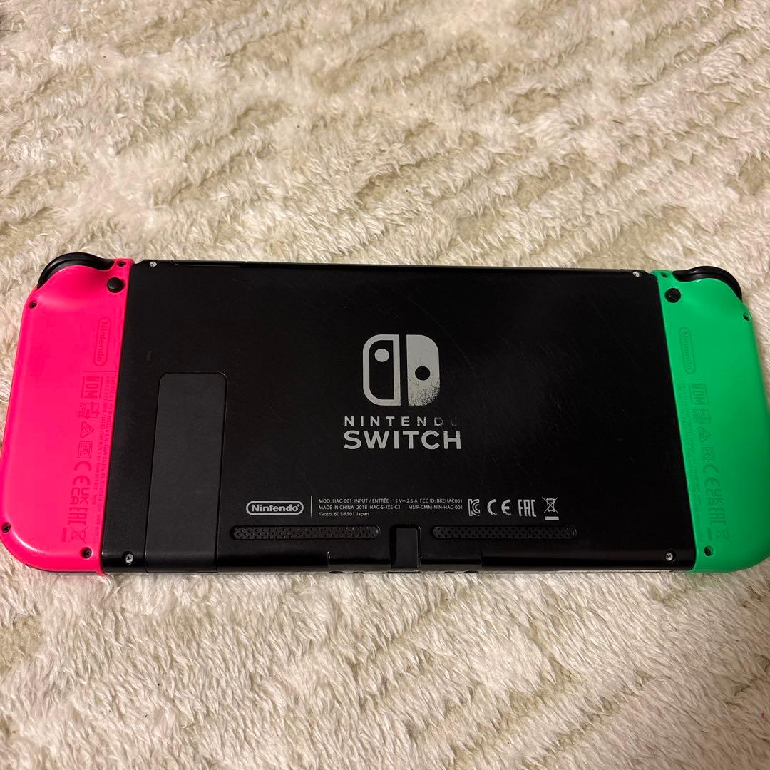 Nintendo Switch ニンテンドースイッチ 本体 ネオン箱なし