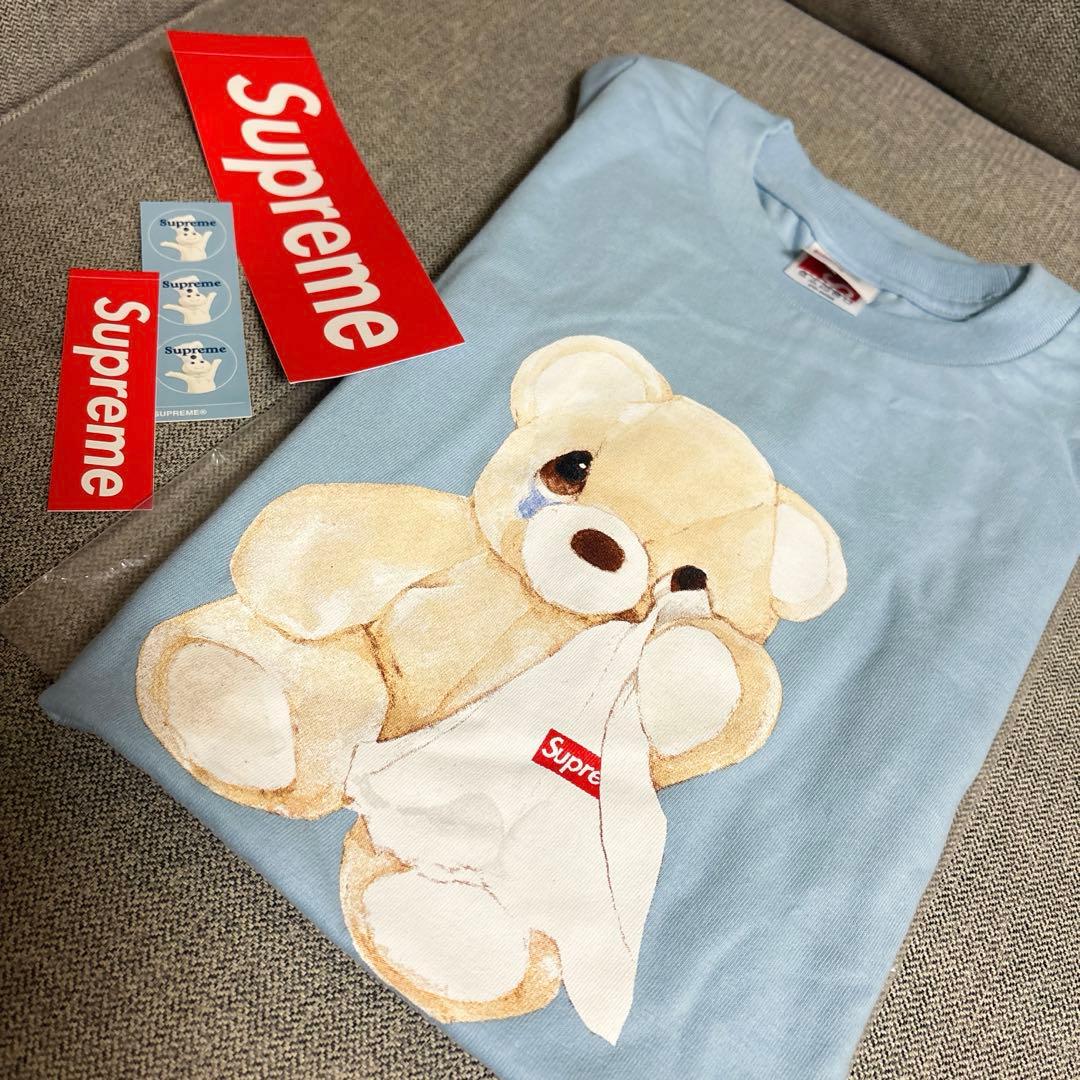 新品未使用⭐️Supreme Bear Tee Powder Blue S