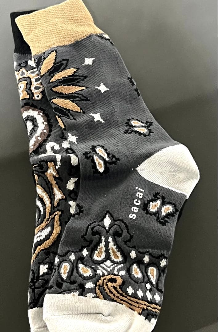 sacai ペイズリー柄ソックス⭐︎新品　サカイレディース