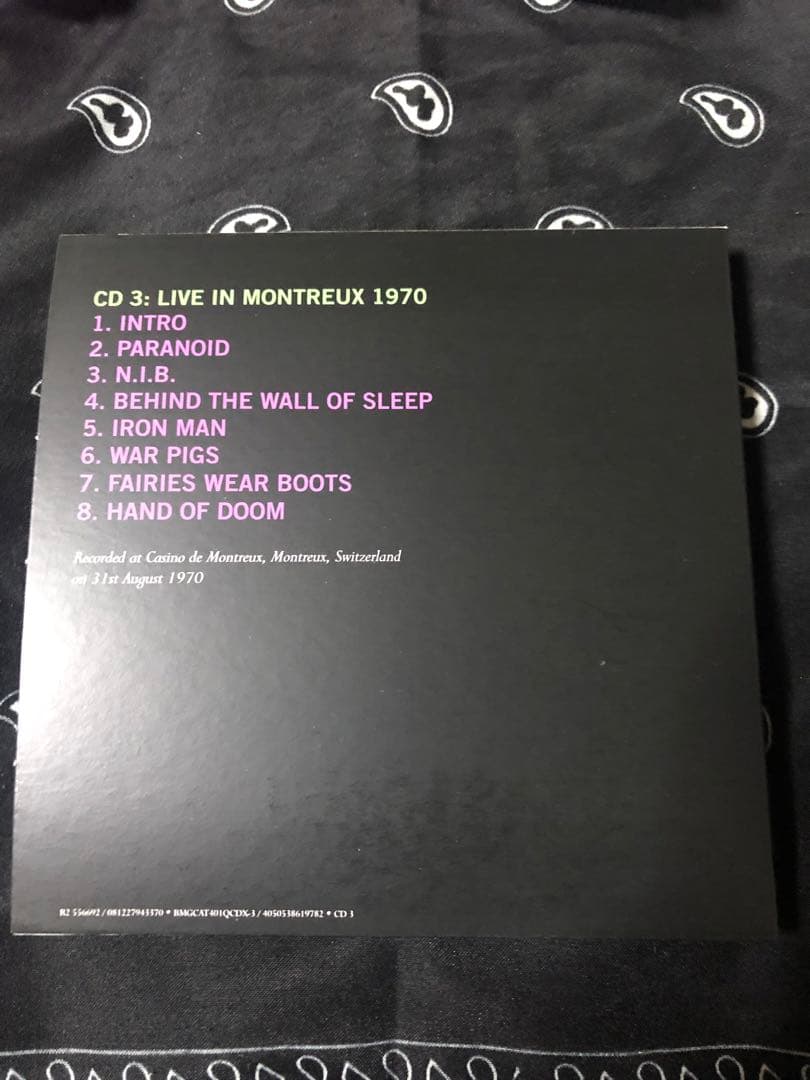 ブラック・サバス パラノイド 50周年記念デラックス・エディション日本盤 4CD