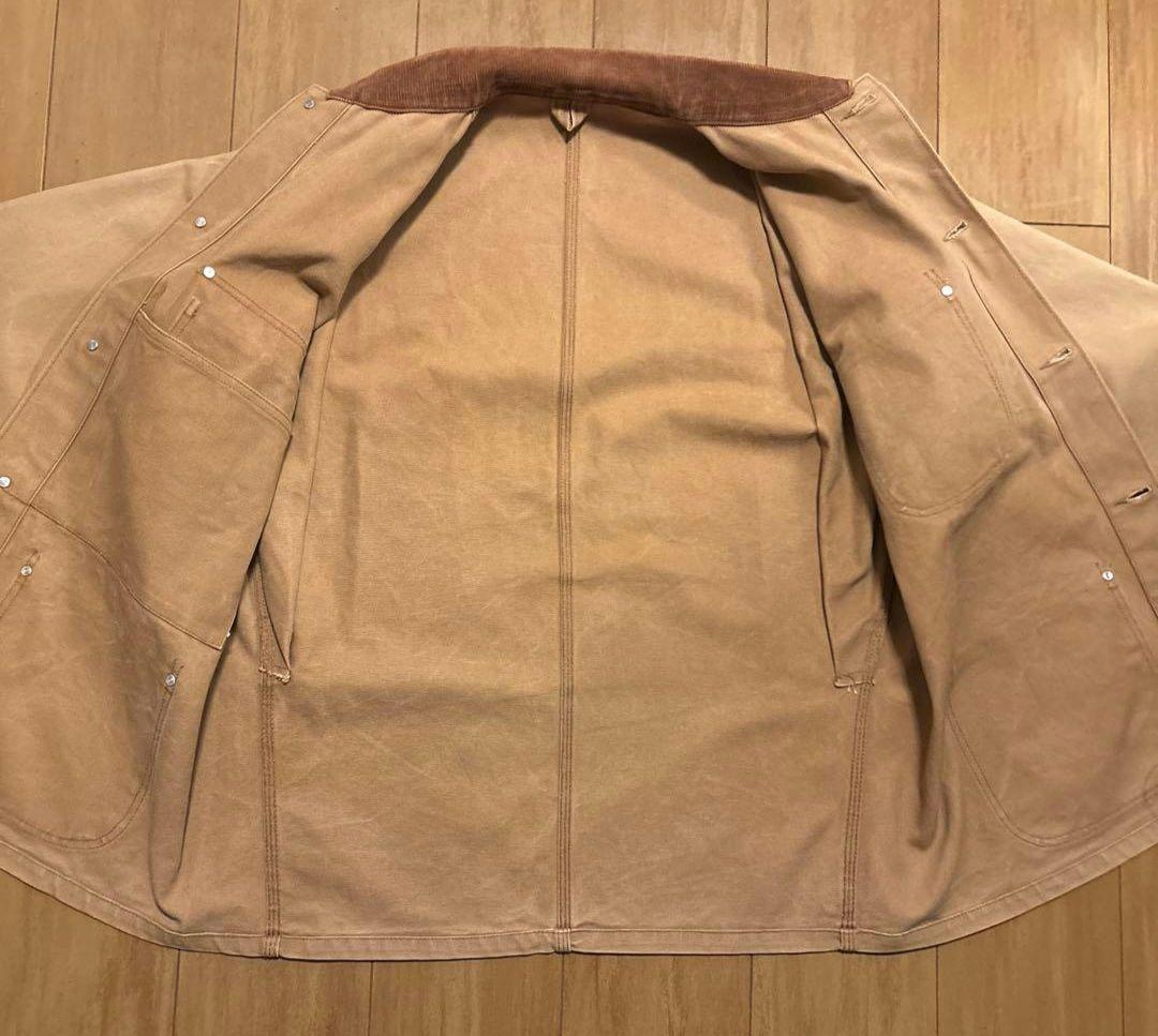 【美品】Carhartt ミシガンチョアコート 裏地無し ブラウン 6C
