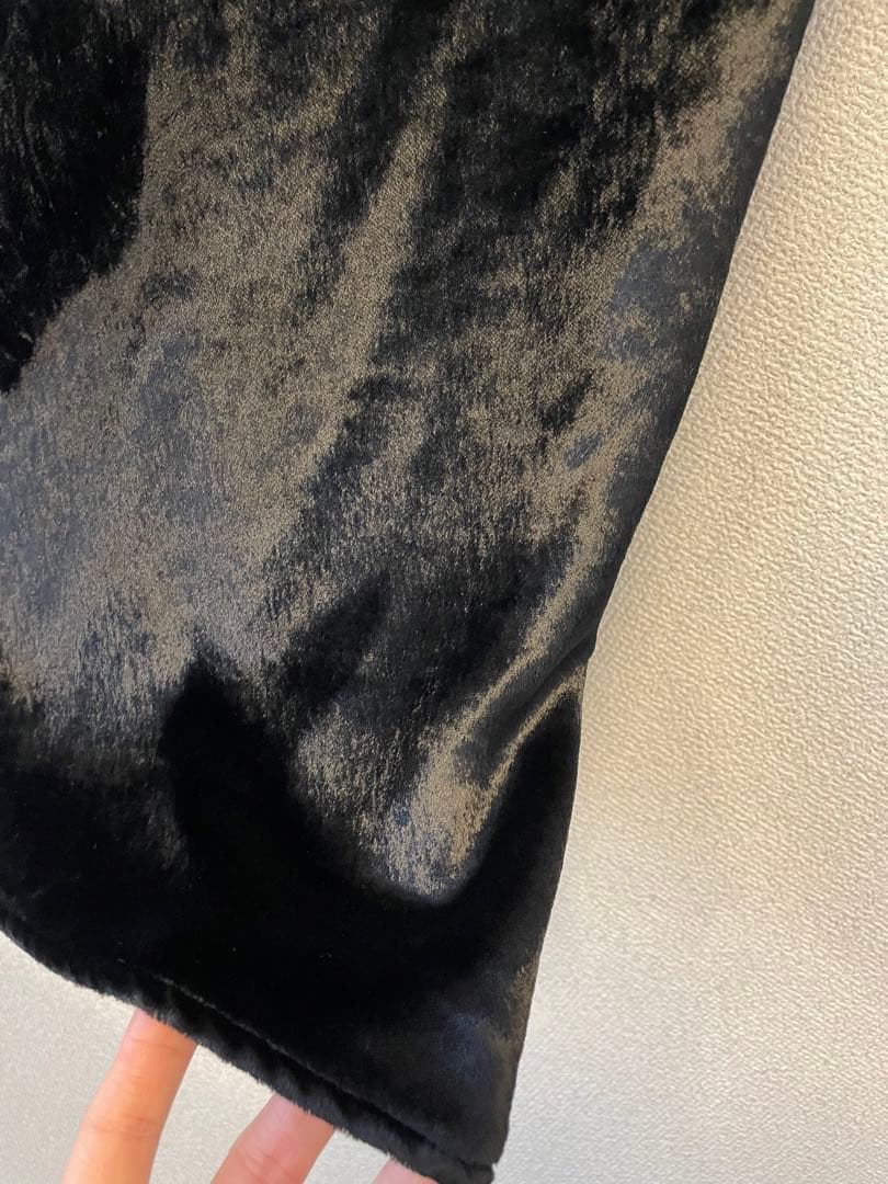 スカート ENOF velvet long skirt