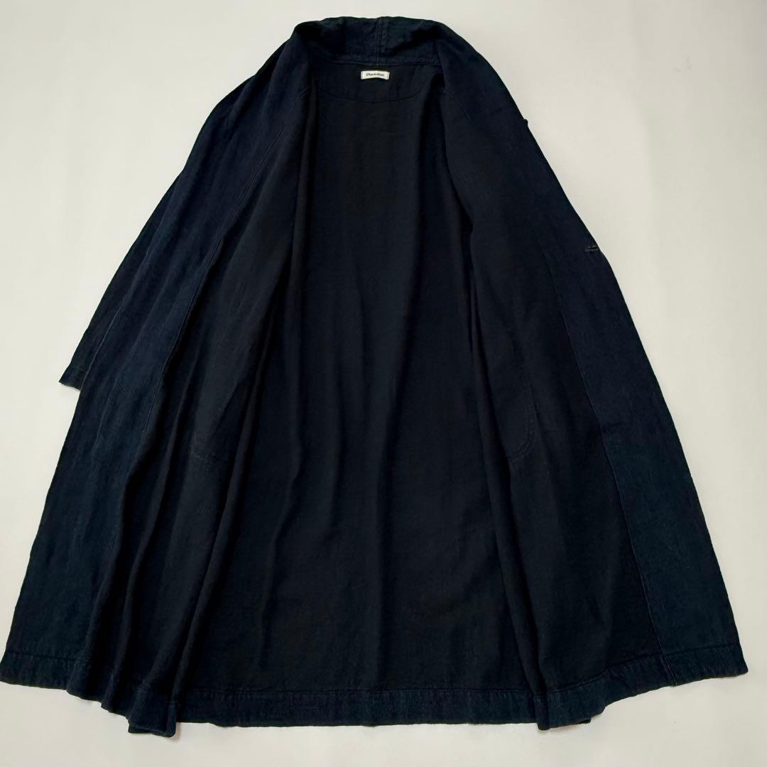 極美品✨ プランテーション インディゴ染 コットンコート 羽織 日本製