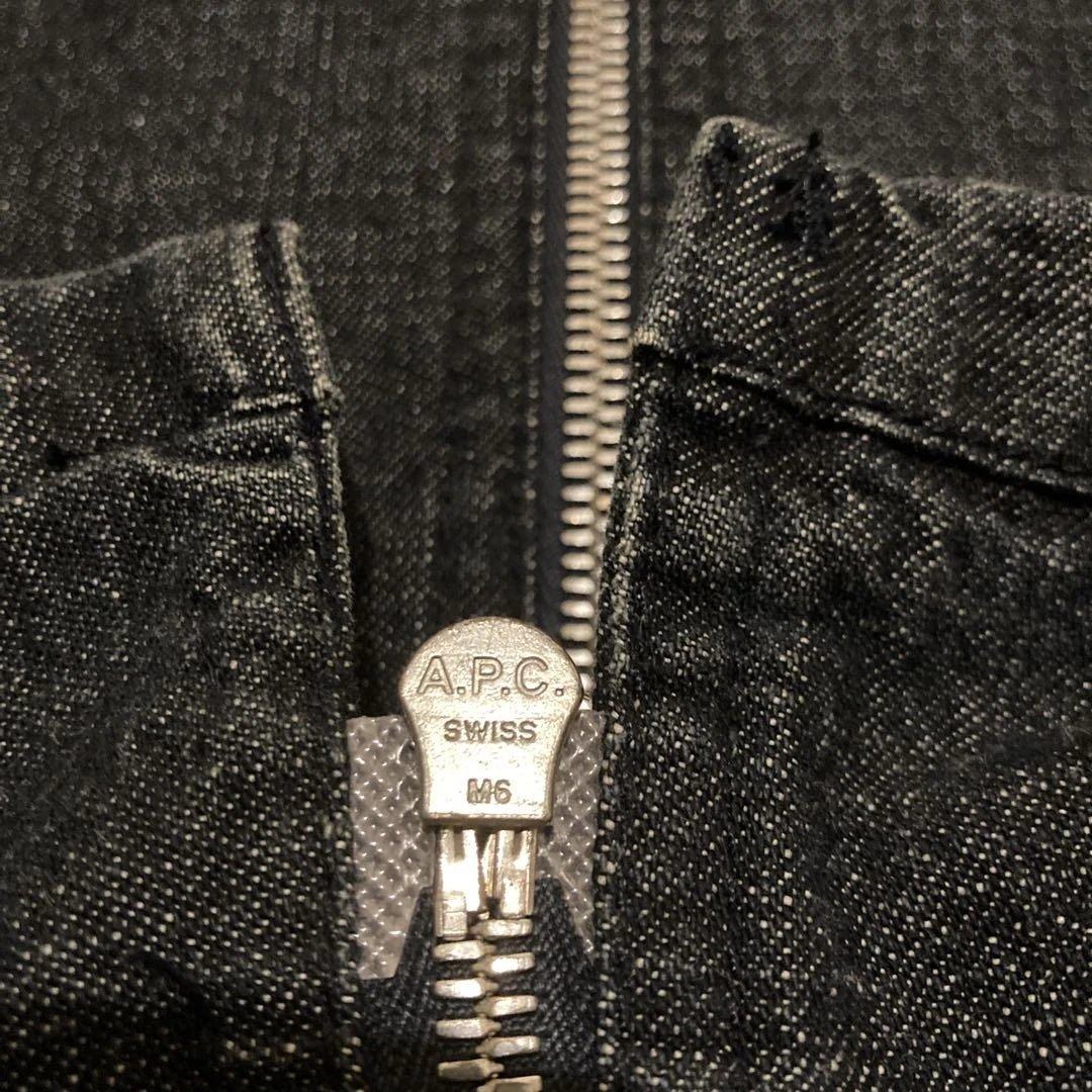 00s初期archive A.P.C. デニムジャケット ブルゾン フルジップ
