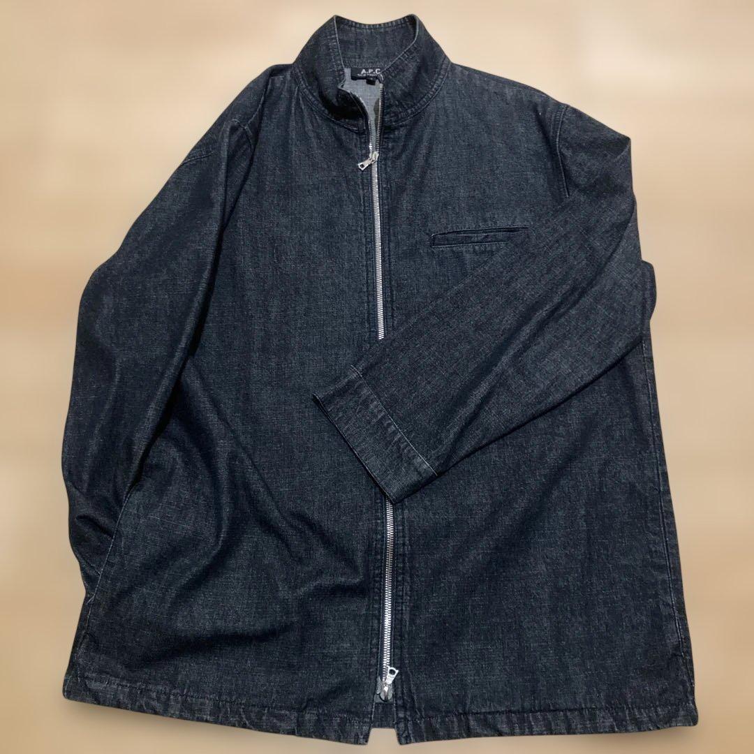00s初期archive A.P.C. デニムジャケット ブルゾン フルジップ