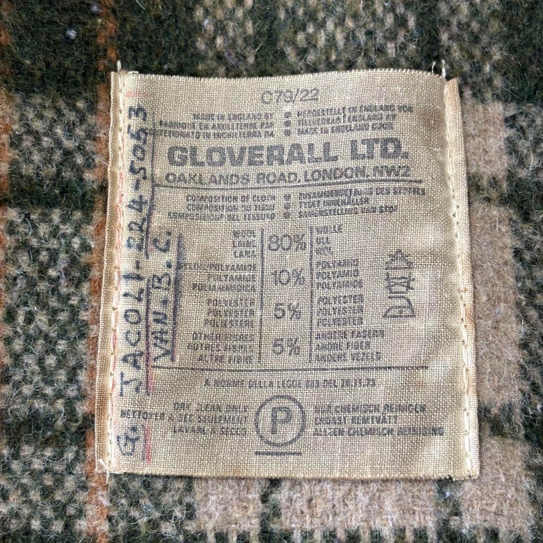 【ヴィンテージ】70s 英国製 グローバーオール ダッフルコート L チェック