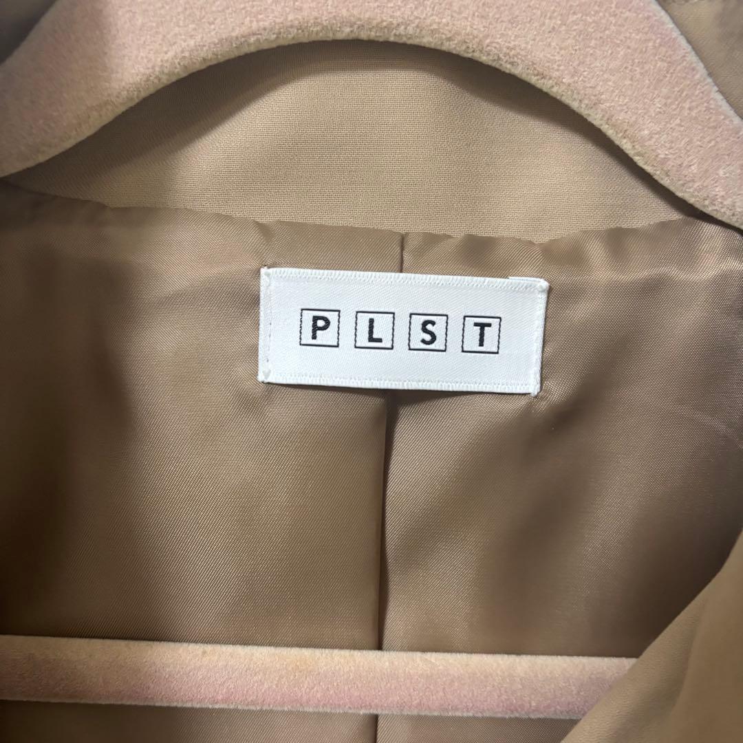 PLST（プラステ） ハイツイストコットンショートトレンチコート ベージュ Ｓ