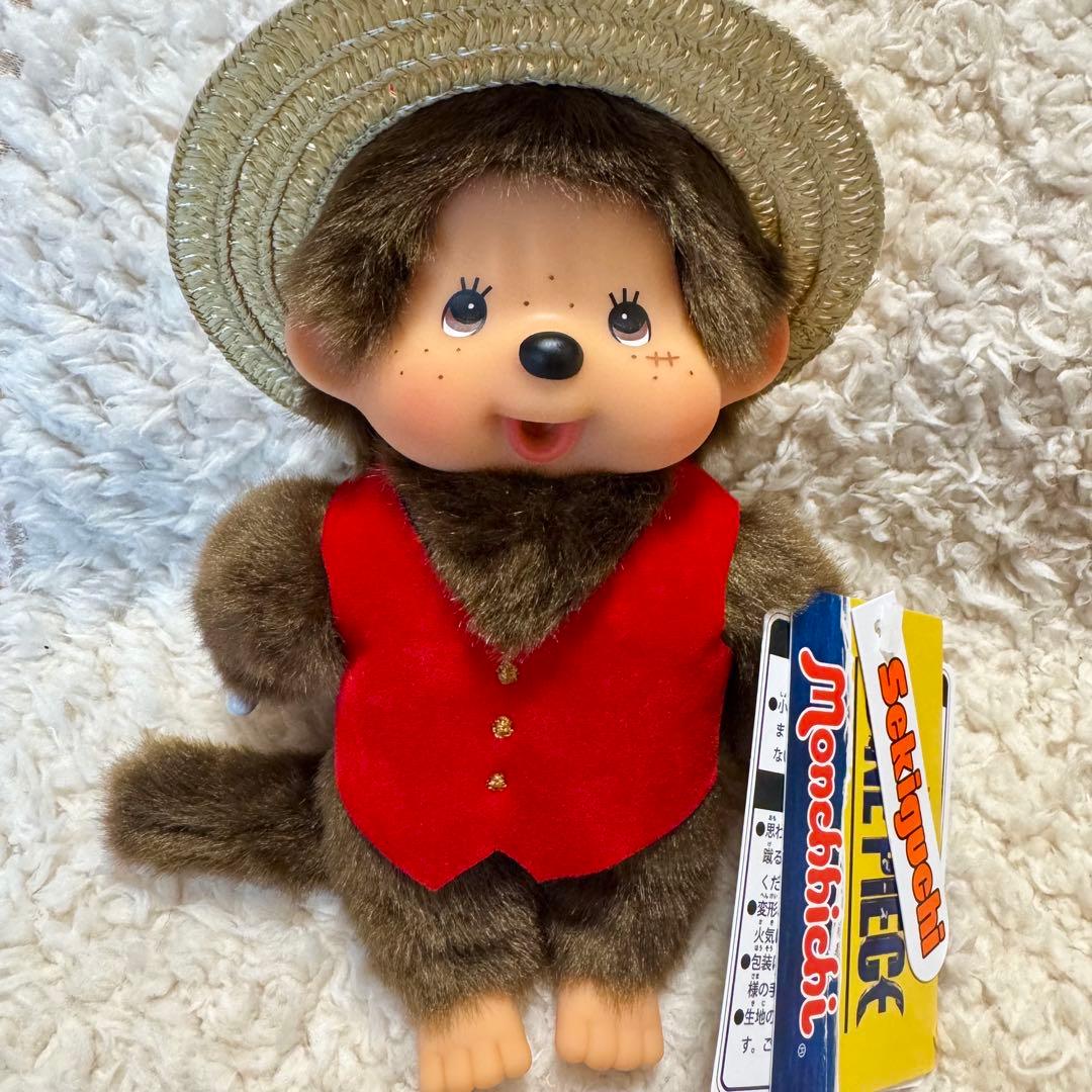 Monchhichi ONE PIECE ルフィ モンチッチ S キーチェーン
